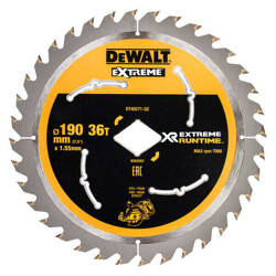 Tarcza do cięcia drewna 190mm/36Z Dewalt DT40271-QZ