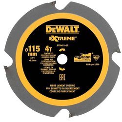 Tarcza do cięcia płyt cementowych 115x9,5 mm/4 zęb. DT20421-QZ DeWALT