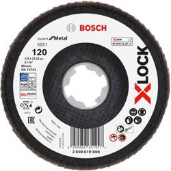 Tarcza listkowa X551 Expert for Metal X-LOCK 125x22,23 G120 Bosch 2608619806