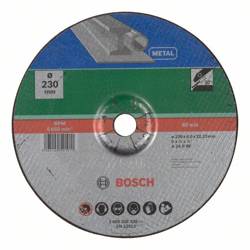 Tarcza ścierna, wygięta, do metalu A 24 P BF 230x22,23 Bosch 2609256339