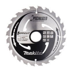 Tarcza tnąca 185 x 30 mm Efficut 24 zęby Makita E-08676