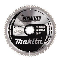 Tarcza tnąca 216 x 30 mm Efficut 80 zęby Makita E-08894