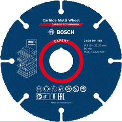 Tarcze tnące EXPERT Carbide Multi Wheel 115 mm, 22,23 mm