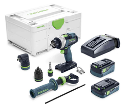 Wiertarko-wkrętarka FESTOOL QUADRIVE TDC 18/4 5,2/4,0 I-Set