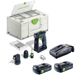 Wiertarko-wkrętarka Festool CXS 18 C 3,0-Set (576884)