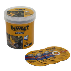 Zestaw 100 szt. tarcz do cięcia metalu Dewalt DT20540