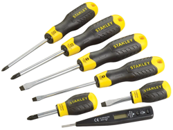 Zestaw 6 szt. wkrętaków + tester napięcia Stanley FatMax 0-65-009