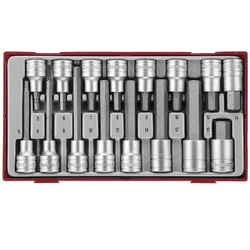 Zestaw grotów wymiennych nasadowych 1/2" Teng Tools TTHEX16 - 16 elementów