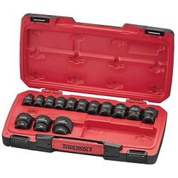 Zestaw nasadek udarowych calowych Teng Tools T9218AF z chwytem 1/2"