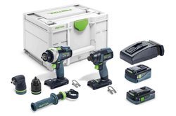 Zestaw wiertarki i zakrętarki TID 18 5,2/4,0-Set TPC 18/4 FESTOOL 576995