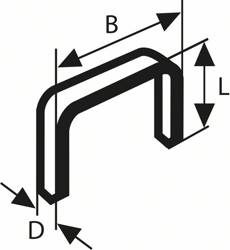 Zszywka, typ 53 Bosch 2609255819