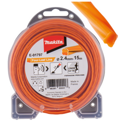 Żyłka nylonowa „Koniczyna” 2,4 mm x 15 m Makita E-01797