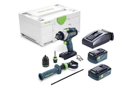 Akumulatorowa wiertarko-wkrętarka QUADRIVE TDC 18/4 5,2/4,0 I-Plus FESTOOL 575602