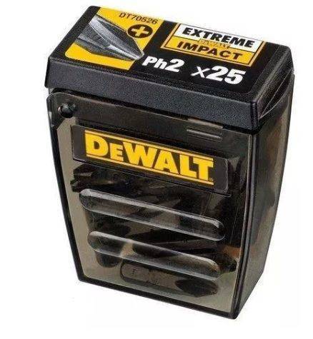 Bity końcówki Ph2 do wkrętarki udarowe DEWALT DT70526T-QZ