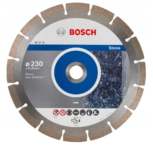 Diamentowa tarcza tnąca Bosch 2608603238, o średnicy 230 mm - 10 sztuk