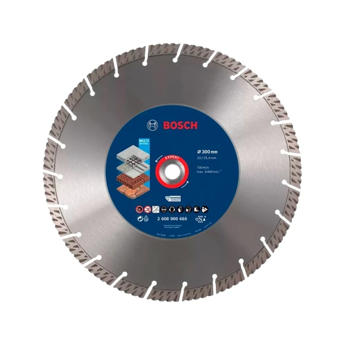 Diamentowa tarcza tnąca Bosch EXPERT MultiMaterial 300 x 25,40 x 3,3 x 15 mm 2608900665 