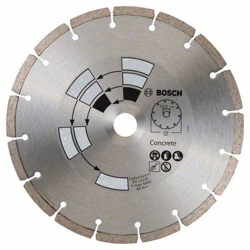 Diamentowa tarcza tnąca do betonu D = 230 mm Bosch 2609256415