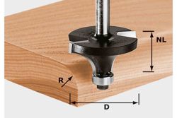 Frez do zaokr.  HW D28,7/R8 KL Festool 491014