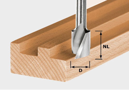 Frez spiralny HW Spi D4/10 Festool 490977