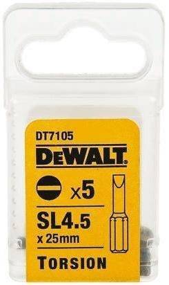 Końcówki płaskie Torsion DT7105 DeWalt