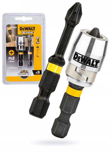 Końcówki udarowe Torsion PH2 2 szt. DeWalt DT70536T