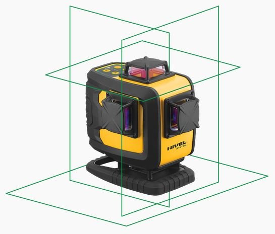 Laser budowlany 4-płaszczyznowy zielony CL4D-G Nivel System