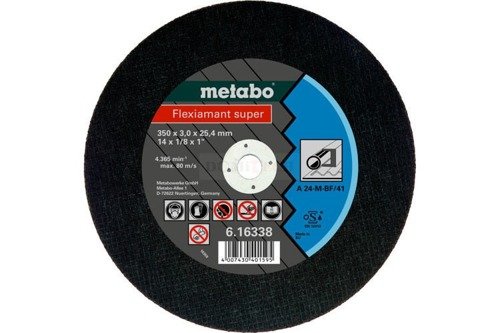 Metabo Tarcza do cięcia metalu 350 mm x 3 mm x 25,4 mm