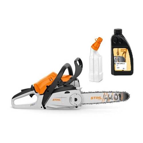 Pilarka spalinowa MS 172 C-BE 3/8"P w zestawie z olejem do łańcucha i butelką Stihl 11482000319