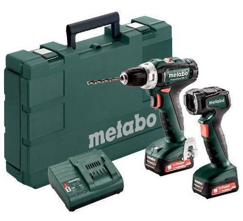 Set PowerMaxx BS 12 601036900 Metabo + 2 x akumulator + ładowarka + walizka