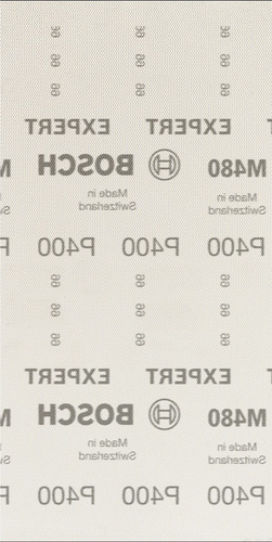 Siatka szlifierska EXPERT M480 do szlifierek oscylacyjnych 115 x 230 mm, G 400, 50 szt.