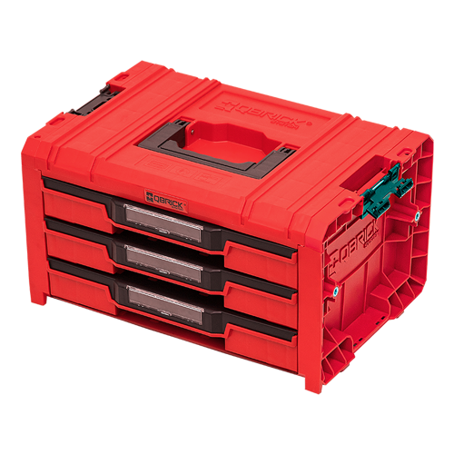 Skrzynia narzędziowa Qbrick System PRO Drawer 3 Toolbox Expert RED Ultra HD