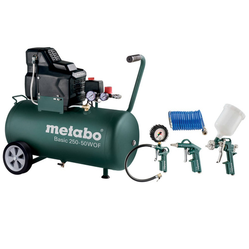 Sprężarka Metabo BASIC 250-50 W OF SET + LPZ 4