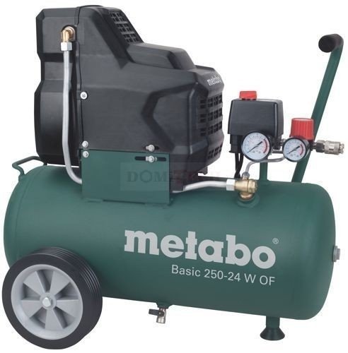 Sprężarka tłokowa Metabo Basic 250-24 W OF 601532000 + Zestaw narzędzi pneumatycznych Metabo LPZ 4