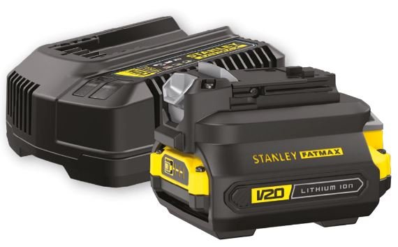 Stanley Fatmax SFMCB121D1-QW zestaw startowy z adapterem do akumulatorów