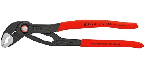 Szczypce nastawne do rur 250 mm Knipex COBRA QUICK SET 8721250