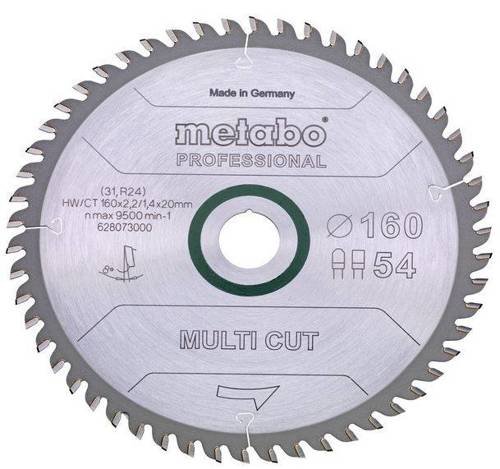 Tarcza Multi Cut Professional 165x20 Z54 FZ/TZ 5° 628293000 Metabo