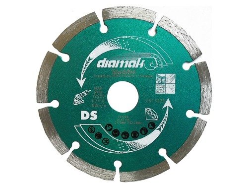 Tarcza diamentowa 125 mm szybkotnąca Diamak segment Makita D-61139 