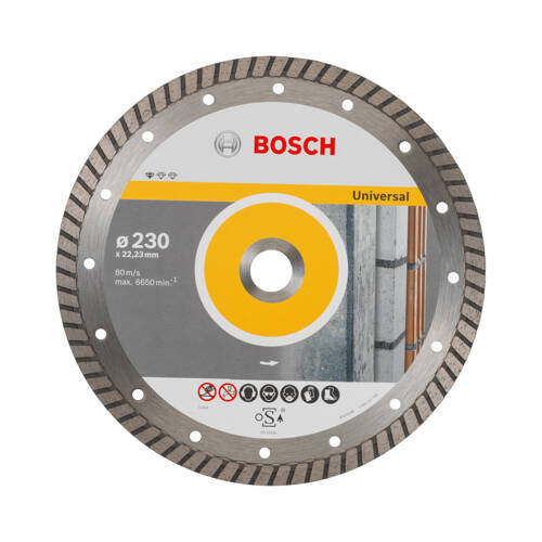 Tarcza diamentowa 230x22,23x2,5 H10 Bosch Standard for Universal Turbo 2608603252 10 szt.