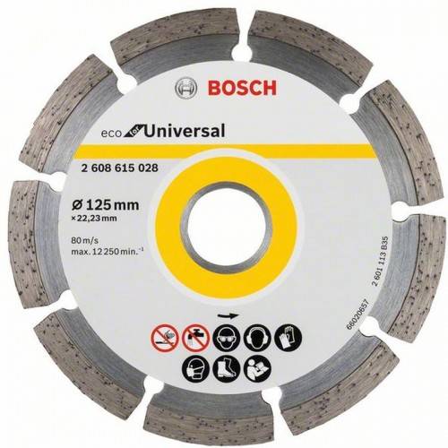 Tarcza diamentowa Bosch 2608615041, segmentowa o średnicy 125 mm - 10 sztuk