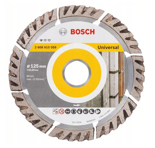 Tarcza diamentowa Bosch 2608615060 o średnicy 125 mm - zestaw 10 szt.
