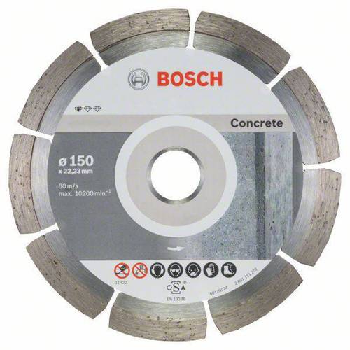 Tarcza diamentowa do betonu Bosch 2608603241 o średnicy 150 mm - 10 szt.