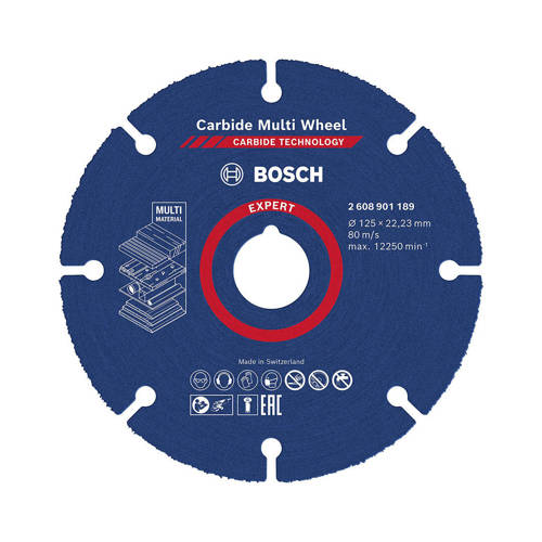 Tarcza do cięcia Bosch EXPERT Carbide Multi Wheel 125mm