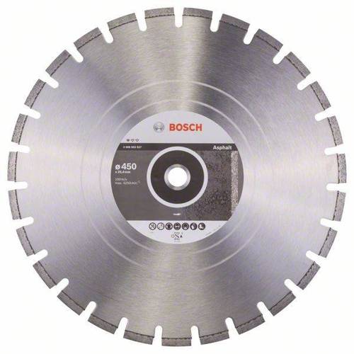 Tarcza do cięcia asfaltu 450x25,40 mm Bosch 2608602627