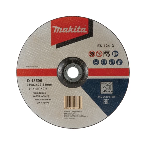 Tarcza do cięcia metalu 230x22,23 mm Makita D-18596