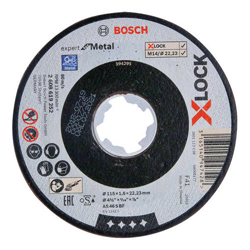 Tarcza do cięcia metalu Bosch 115x1,6x22,23 X-LOCK