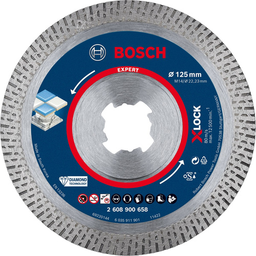 Tarcza do cięcia płytek 125x22,23 mm Bosch 2608900658