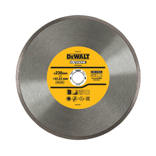 Tarcza do cięcia płytek 230x22,23 mm DeWalt DT3738-XJ