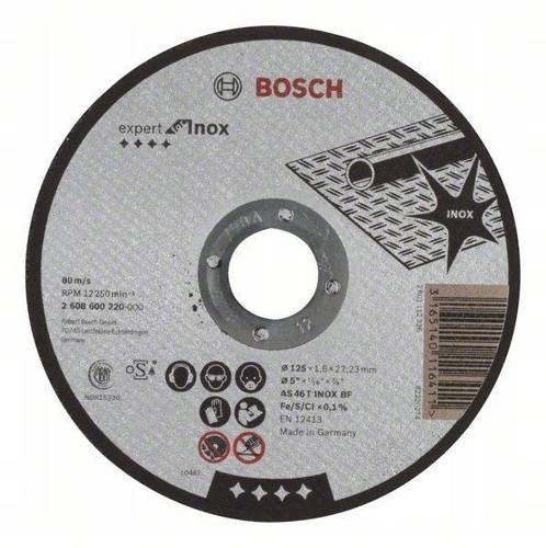 Tarcza do cięcia stali Bosch 125x1,6x22,2mm INOX