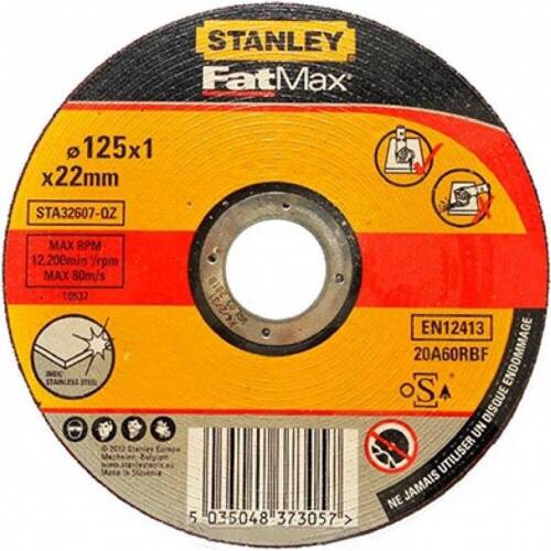 Tarcza do cięcia stali nierdzewnej 125x22,23 mm Stanley Fatmax STA32607-QZ