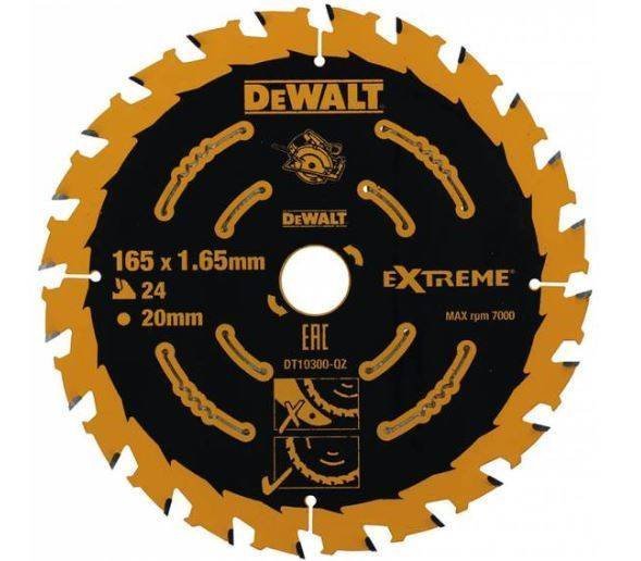 Tarcza do drewna 165 mm EXTREME DT10300 DeWalt
